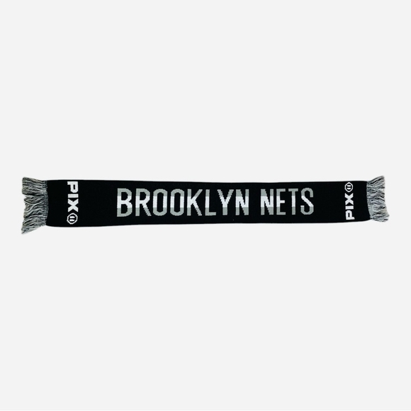 Double Layered Scarf Brooklyn Nets Team Logo Scarf Licensed NBA Team Fan Scarf - Picture 1 of 2
